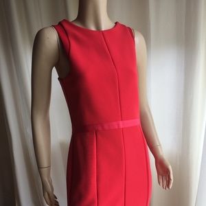 Red Cross-Back Dress